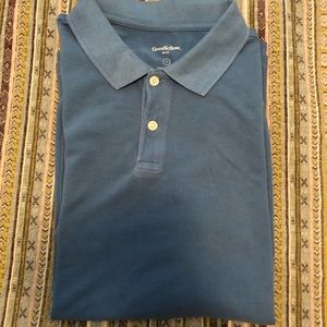 Blue shortsleeved polo